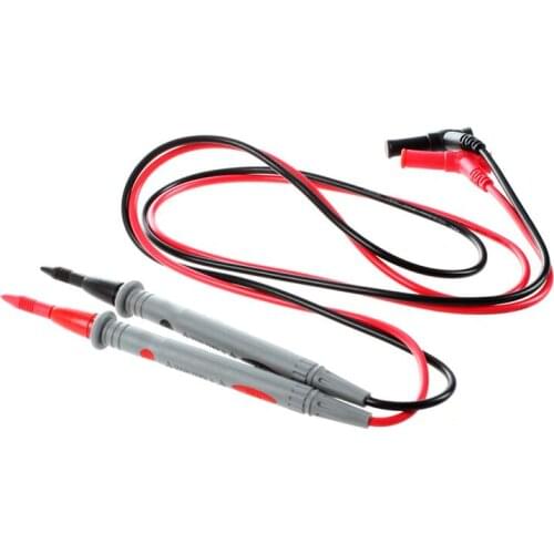 GTBL 1 Pair Digital Multimeter 1000V 20A Universal Test Lead Cable Probe Red+Black