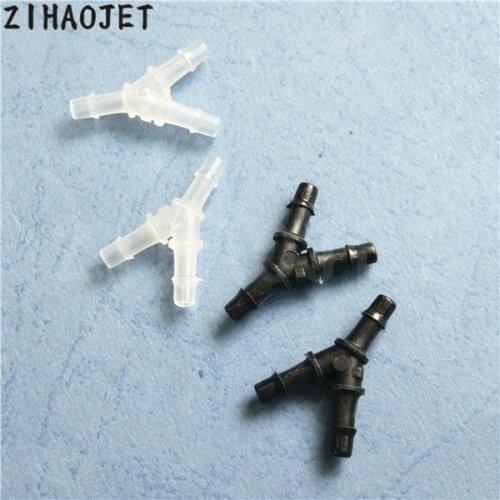 100pcs for sale eco solvent printer spare parts Ink tube connector 3X2MM for Zhongye Mimaki Roland Allwin pipe adapter