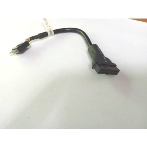 1000pcs USB3.0 20 Pin Motherboard Header Female TO USB 2.0 9 Pin Male connector Cable New