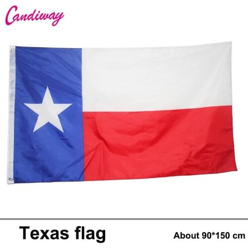3x5 Ft Deluxe TEXAS Embroidered TX American Lone Stars USA state Flag parade/Festival/Home Decoration