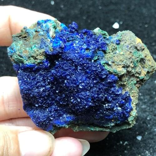 96.7gMalachite blue copper crystal mineral stone decoration crystal healing energy geology teaching collection jewelry