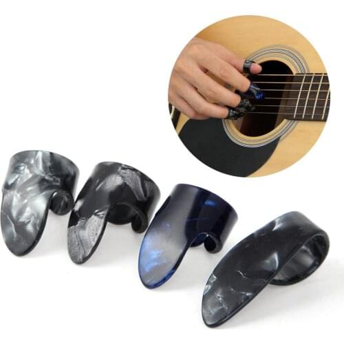 1 Thumb+3 Finger Acoustic Nail Celluloid Jim Guitar Banjo Thumb Picks Plectrum For Guitar Picks Guitar Accessories Part