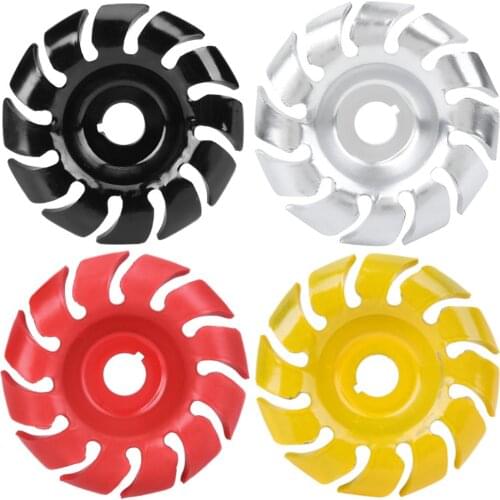1Pcs 90mm Wood Carving Disc Manganese Steel 12 Tooth Woodworking Shaping Disc Wooden Crafts Engraving Polishing Wheel