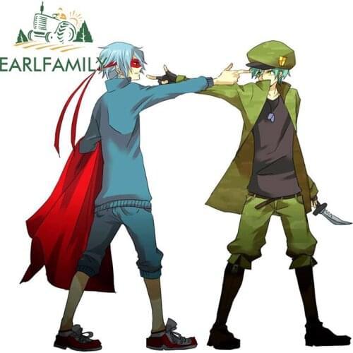 EARLFAMILY 13cm x 12.1cm For Howls Moving Castle Motorcycle Car Stickers Vinyl Material Decal for VAN RV DIY Custom Printing