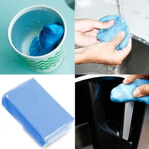 100g Car Wash Clay Car Cleaning Detailing Blue Auto Clean Handheld Clay Bar Car Mini Car Washer Clay N9J4