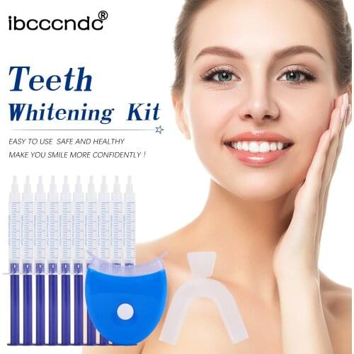 Hot Teeth Whitening 44% Peroxide Dental Bleaching System Oral Gel Kit Tooth Whitener Dental Equipment Cold Light Tooth Beauty