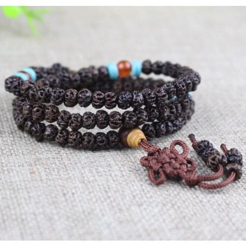 Exquisite 108 Beads Necklace Small Ruyi Bodhi Bracelet Tianyizi Ethnic Style