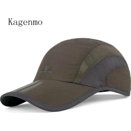 Kagenmo Hat male summer baseball cap mesh lovers cap sunscreen sun-shading female sun hat breathable