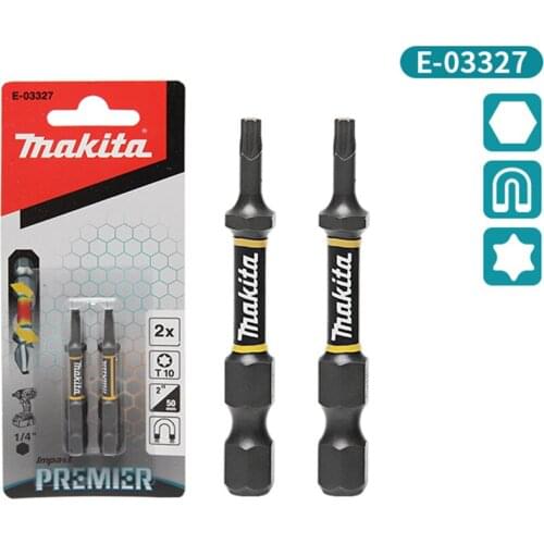 Makita Torque Embedded Screwdriver Bit Hexagonal Shank Strong Torque Drill Bits 2 PCS Set for strong torque Impact Screwdrivers