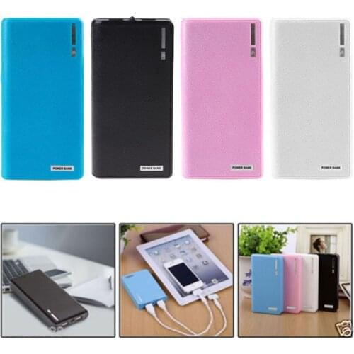Mobile Power Box (No Battery) Dual USB Power Bank 6x 18650 External Backup Battery Charger Box Case For Phone
