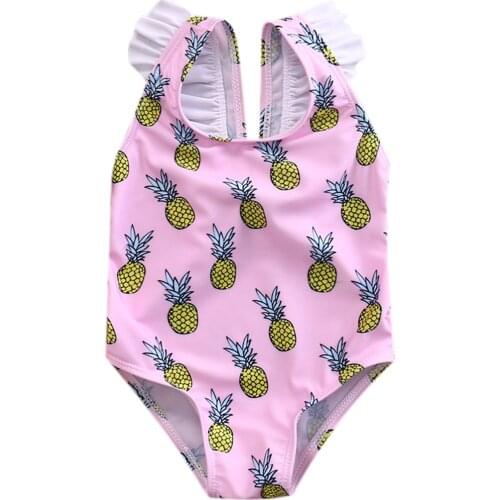 Fashion Toddler Baby Kid Swimsuit Swimsuit Bikini Swimwear Adorable Baby Girl One-Pieces Romper Swim Clothing