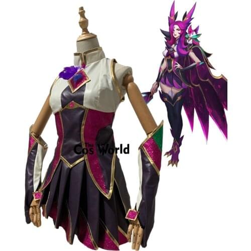 LOL Star Guardian Xayah Cloak Dress Uniform Outfit Games Customize Cosplay Costumes