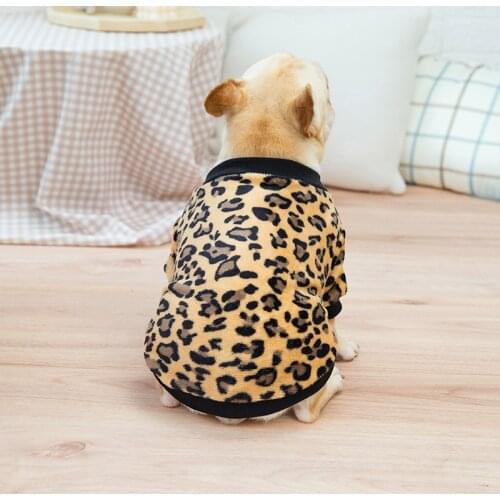 New Dog Fleece Warm Clothes Puppy Costume Plush Sweater Autumn Winter Small Medium Dog Sport Coat Teddy Chihuahua French Bulldog