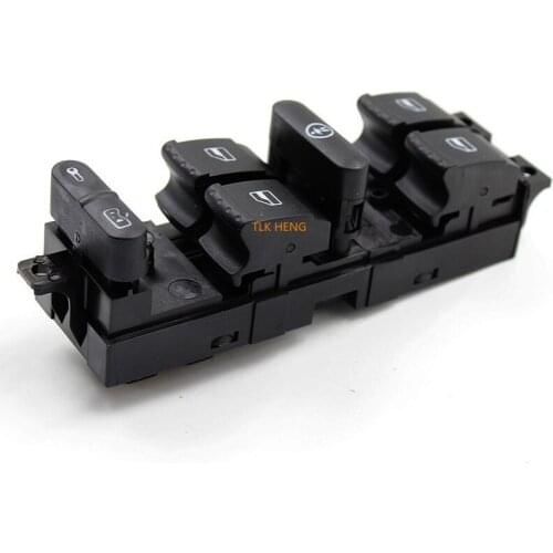 New Power Window Master Switch For VW MK4 Bora Golf Passat SKODA FABIA SUPERB SEAT LEON 1J4959857
