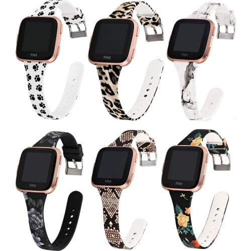 22mm Soft Silicone strap band for Fitbit Versa Watch Replacement Accessories Bracelet Wristband for Fitbit Versa Watchband bands