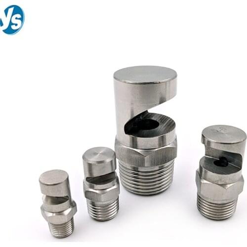 Stainless Steel Wide Angle Fan-Shaped Nozzle Water Curtain Large Angle Nozzle for Cooling, Dust Removal Nozzle