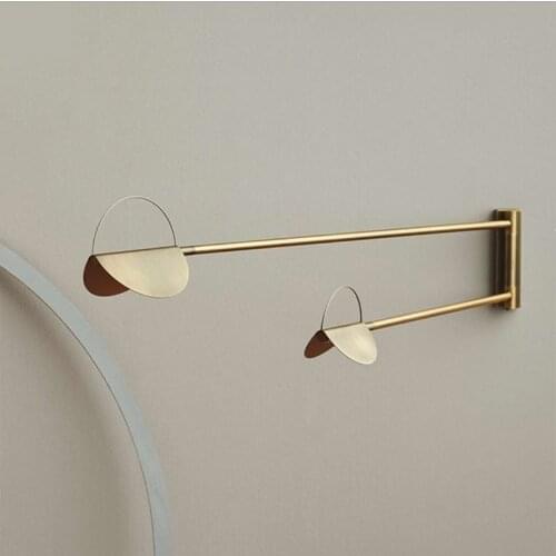 New design LED wall lamp Nordic Creative Simple Modern wall light for show room project hotel Iron wall lamp