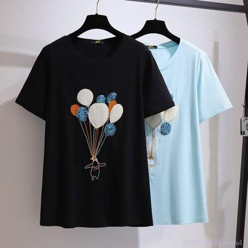 Big size loose slim short-sleeved shirt half-sleeved t-shirt tide plus size summer new plus size t-shirt female 6xl 5XL 4XL 3XL
