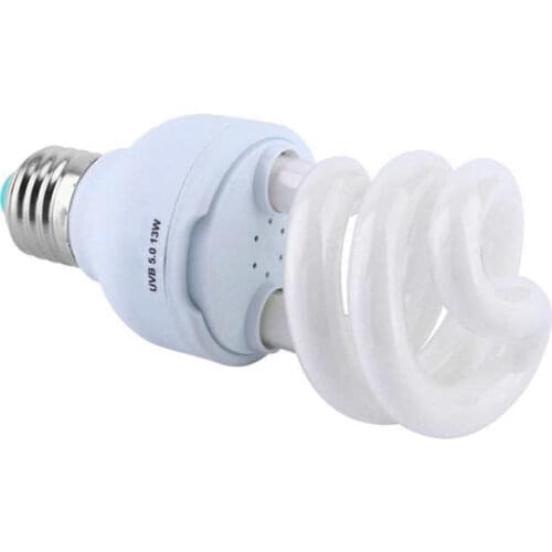 UVB Pet Reptile Lamp Ultraviolet Light Bulb Night Lamp 13W UVB 5.0 E27 Base Energy Saving Tortoise Snake Reptile Light UV Lamp
