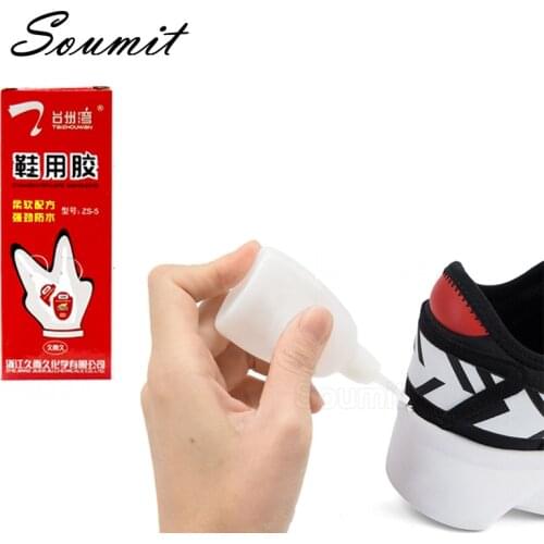 Waterproof Strong Liquid Super Glue for Shoes Quick-drying Repair Crack Universal Shoes Adhesive Care Tool Rubber Shoe Fixed Kit