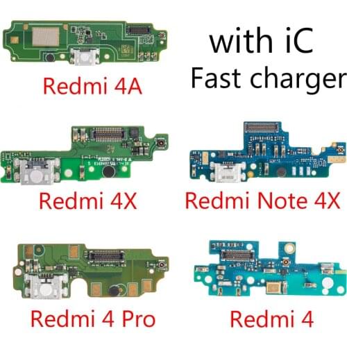 Charging Board For Xiaomi Redmi Note 4X USB Micro Charger Charging Port Dock Connector Mic Microphone Flex Cable