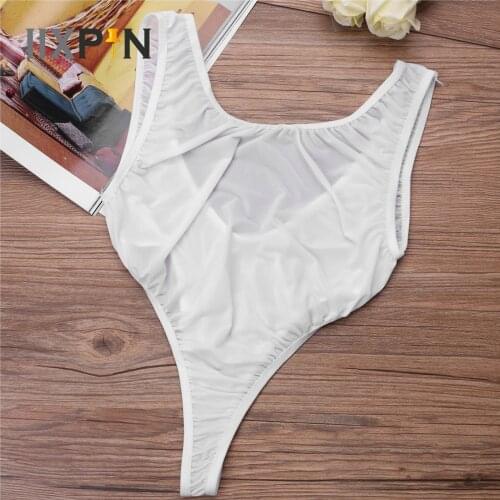 Women Lingerie Summer See-through Bodysuit Women High Cut Backless Bodycon Sexy Jumpsuit Overalls Ladies Thong Leotard Bodysuit