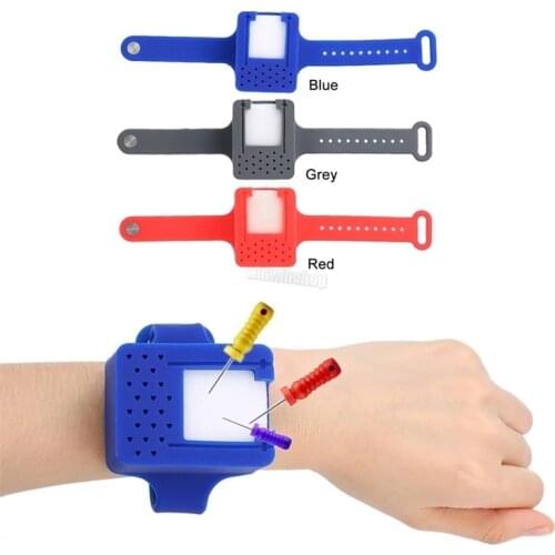 1Pc Watch Wrist Endo Measuring Block Endodontic Files Drill Stand Holder Ruler Autoclavable Scale Watch Sponge