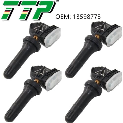 13598773 TTP 4 PCS 433MHz Tire Pressure Sensors Replacement For Cadillac Chevrolet Opel 13598773 In Stock Tire Pressure Sensors