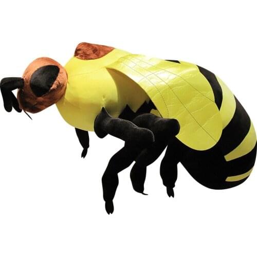 30/50/70cm Kawaii Bee Plush Toys Cartoon Stuffed Insect Dolls Plush Bumblebee Toy for Boy Sleeping Pillow Kids Gift Home Decor