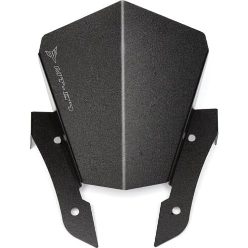 Aluminum Alloy Motorcycle Accessories Modified Motorcycle Windshield Front Windshield for Yamaha Mt07 Fz07