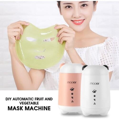 DIY Face Mask Maker Antomatic Facial Beauty Machine Natural Fruit Vegetable Collagen Spa Safe Skin Care Home Use Instrument