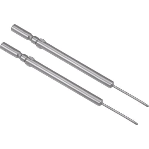 Uxcell Phillips Bits 2pcs 5mm Round Shank Magnetic Cross 1.6PH00 Screwdriver Bit Set 100mm Length S2 Screw Driver Kit Tools