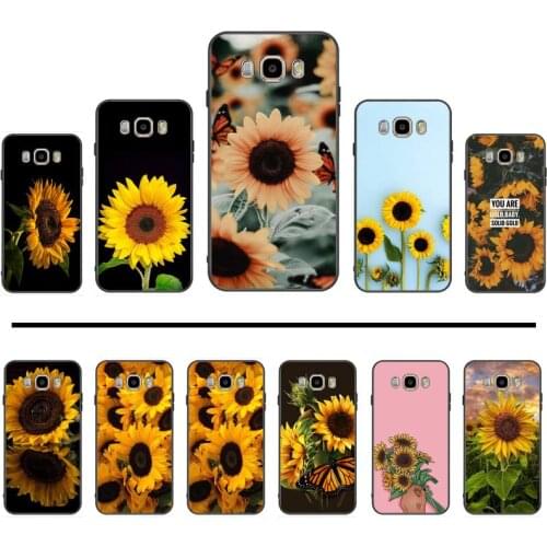 Flower, sunflower, sunflowers Shell Phone Case Capa For Samsung Galaxy J2 J4 J5 J6 J7 J8 2016 2017 2018 Prime Pro plus Neo duo