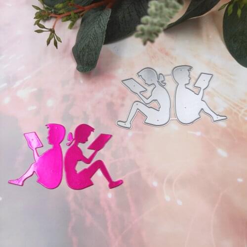 Read the boys and girls metal cutting dies 2020 new DIY scrapbook paper card decorative crafts embossing mold