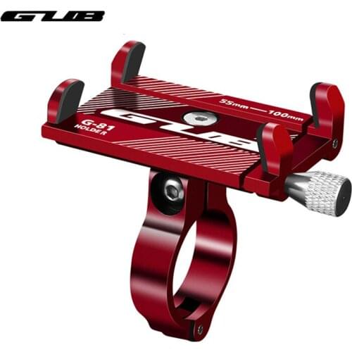GUB Aluminum Alloy Bicycle Phone holder for 3.5-6.2 inch MTB bike Handlebar stand Mount Bracket for Samsung Iphone GPS Support