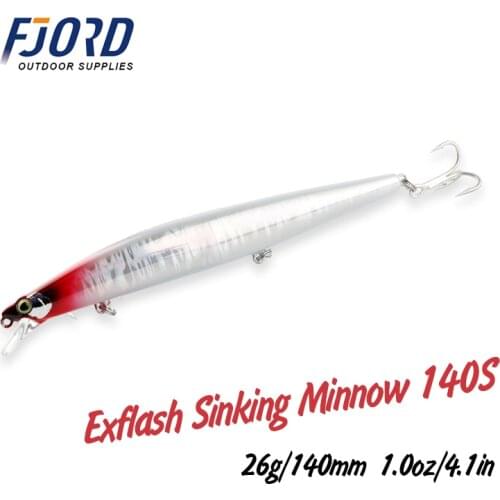 FJORD 140mm 26g Professional Quality Hard Fishing Lures Minnow Crank Hot Model Artificial Bait Tackle