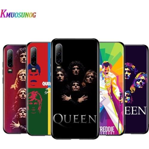 Freddie Mercury Silicone Cover For Huawei P40 P30 P20 Pro P10 P9 P8 Lite E Plus 2019 2017 5G Black Soft Phone Case