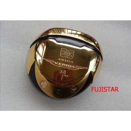FUJISTAR GOLF ARIGA VERIOS titanium golf driver head gold colour Hi cor