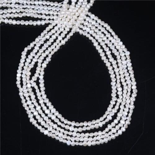 AA quality 2.5-3mm baroque pearl shape freshwater pearl 16 inches per strand wholesale