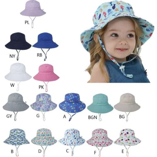 15 Types 2020 New Summer Sun Hat for Children Baby Boy Girls Children Outdoor Anti UV Protection Beach Caps 6 months up