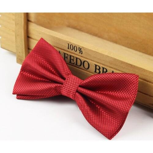 Men Ties Fashion Satin Butterfly Bow Party Tie Wedding for Boys Girls Candy Solid Color Bowknot Wholesale Accessories Bowtie