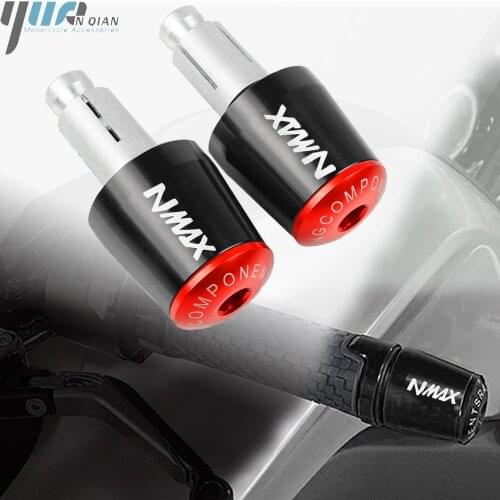 For YAMAHA NMAX 125 155 300 400 NMAX125 NMAX125/155/300/400 7/8" 22mm Motorcycle Handlebar Grips End Handle Bar Cap End Plug
