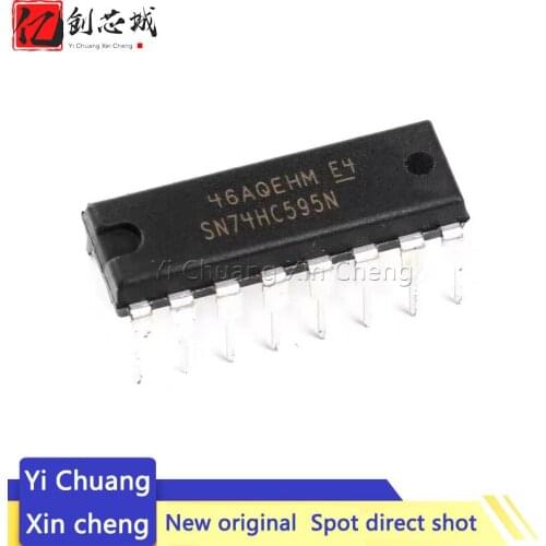 10PCS SN74HC595N DIP16 SN74HC595 DIP 74HC595N 74HC595 new and original IC