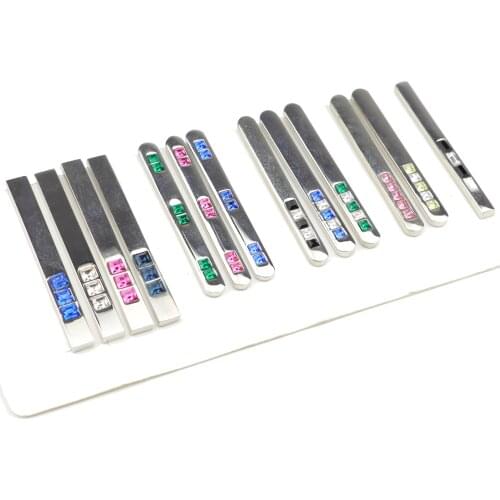 New Tie Clip Classic Trendy Men Colorful Crystal Jewel Metal Male Business Banquet Necktie Clips Clasp Accessories Gift