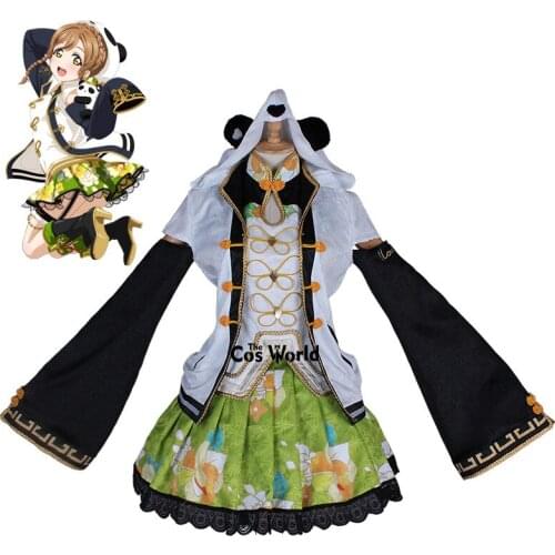 LoveLive!Sunshine!! Aqours Kunikida Hanamaru Cheongsam Awaken Coat Tops Dress Uniform Outfit Anime Cosplay Costumes