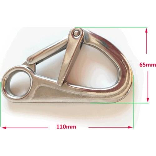 316 Stainless Steel Utility Snap Spring Hook 4.33" For Boat Marine