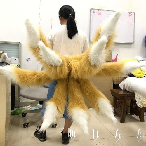 Game Arknights Suzuran Cosplay Prop Tails Rhodes Island Cosplay Props Nine Tailed Tails Halloween Christmas Replica Prop