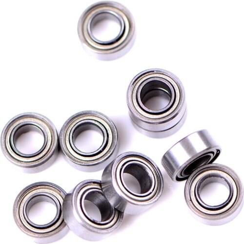 10pcs MR105ZZ L-1050 MR105 Deep Groove Ball Bearing 5x10x4 Mm Miniature Inner Diameter 5mm Outer Diameter 10mm Thickness 4mm
