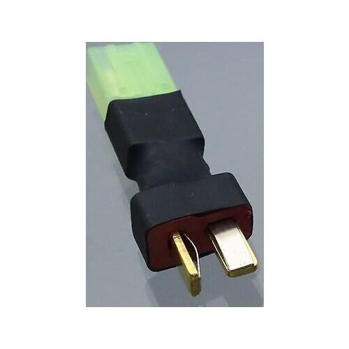 Wireless Adapter Plug, T-Plug (Deans Type) Male to Mini Tamiya Female Connector