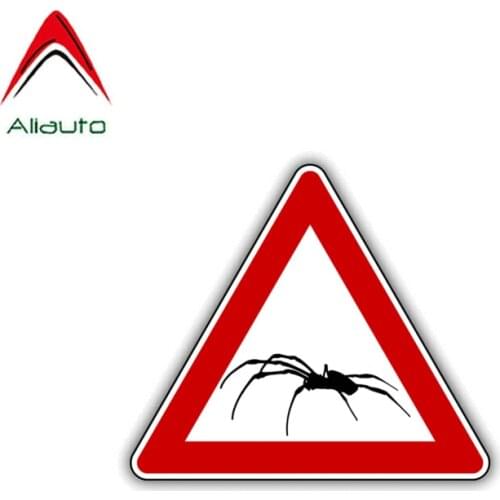 Aliauto Reflective Car Sticker Spider Animal Accessories PVC Decal for Mercedes Honda Toyota Volkswagen Renault Opel,10cm*9cm